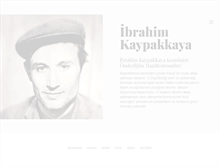 Tablet Screenshot of ibrahimkaypakkaya.org